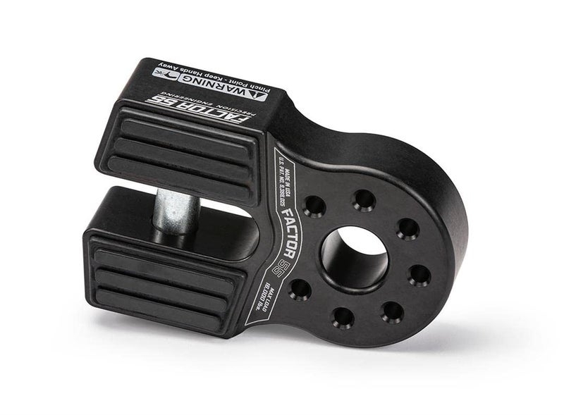 Factor 55 00050-04 Flatlink Original Folding Winch Shackle Bracket Max Load Rating 16,000 lb Ultimate Failure Greater Than 40,000 lb Ideal for 4x4 Off Road Adventures â€“ Black - Image 1